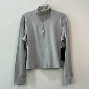 90 Degree By Reflex Long Sleeve Half Zip Sweatshirt M